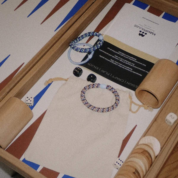 Kknekki MULTI GLITTER Haarelastiek & Armbandje, Light Blue & Grape