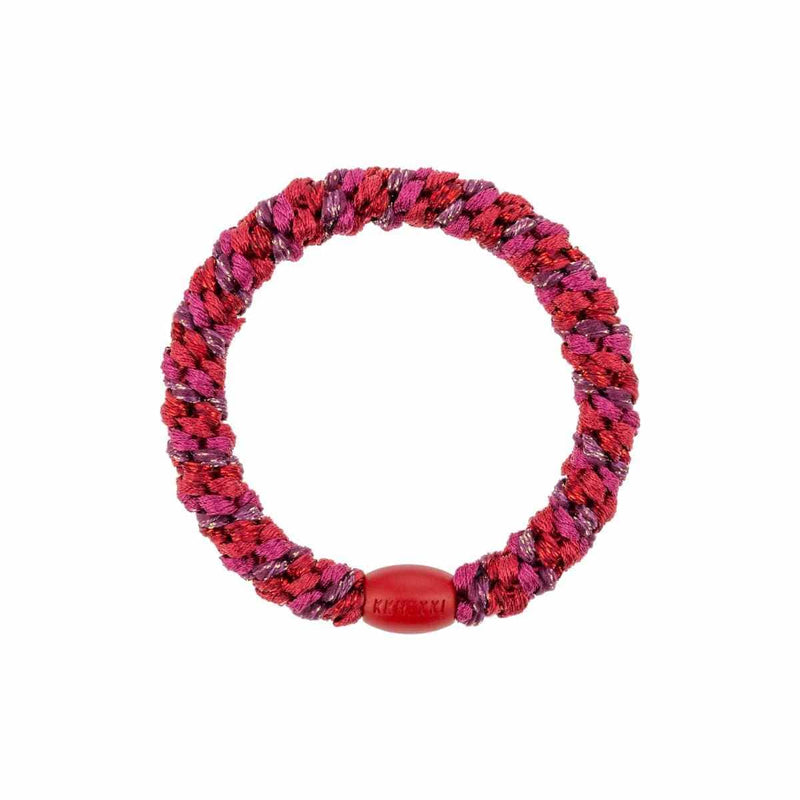 Kknekki MULTI GLITTER Haarelastiek & Armbandje, Light Bordeaux & Grape