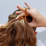 Kknekki MULTI GLITTER Haarelastiek & Armbandje, Nude & Curry