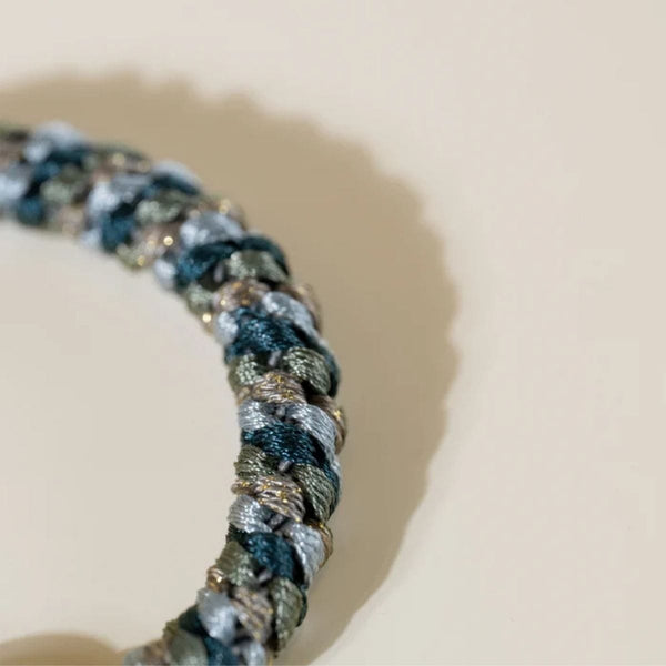 Kknekki MULTI GLITTER Haarelastiek & Armbandje, Sage & Camo