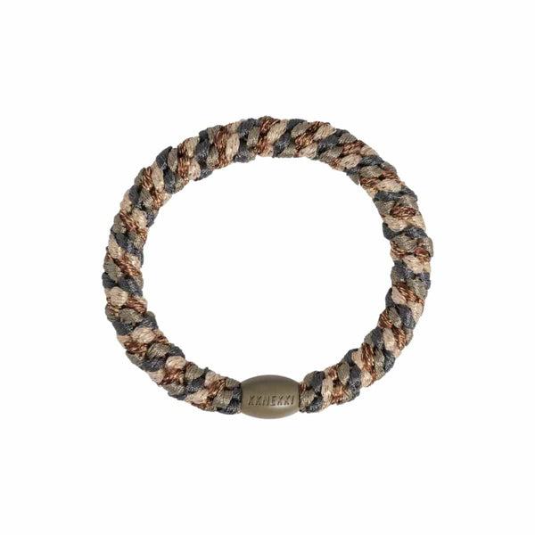 Kknekki MULTI Haarelastiek & Armbandje, Camo & Gold