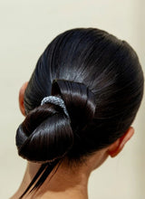 Kknekki SOLID GLITTER Haarelastiek & Armbandje, Metallic Silver