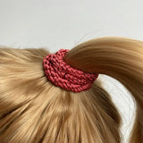 Kknekki SOLID Haarelastiek & Armbandje, Raspberry