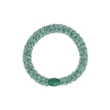 Kknekki SOLID VELVET Haarelastiek & Armbandje, Faded Green