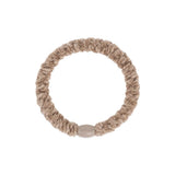Kknekki SOLID VELVET Haarelastiek & Armbandje, New Beige