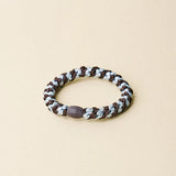 Kknekki STRIPE GLITTER Haarelastiek & Armbandje, Brown & Seablue