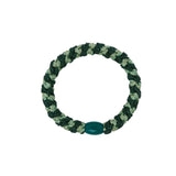 Kknekki STRIPE GLITTER Haarelastiek & Armbandje, Jungle & Pistachio