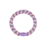 Kknekki STRIPE GLITTER Haarelastiek & Armbandje, Lavender Pink
