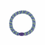 Kknekki STRIPE GLITTER Haarelastiek & Armbandje, Purple & Green
