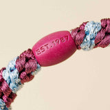 Kknekki STRIPE GLITTER Haarelastiek & Armbandje, Rosewood & Seablue