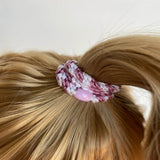 Kknekki STRIPE Haarelastiek & Armbandje, Old Pink & White
