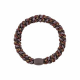 Knekki MULTI GLITTER Haarelastiek & Armbandje, Cedar & Coffee