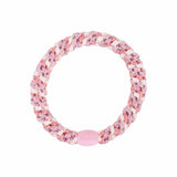 Knekki MULTI GLITTER Haarelastiek & Armbandje, Dusty Rose & Pink