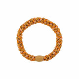 Knekki MULTI GLITTER Haarelastiek & Armbandje, Nude & Curry