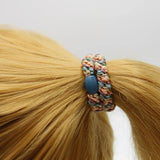Knekki MULTI GLITTER Haarelastiek & Armbandje, Plum & Faded Green