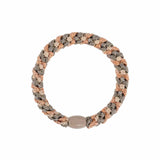 Knekki MULTI GLITTER Haarelastiek & Armbandje, Rosegold & Camo
