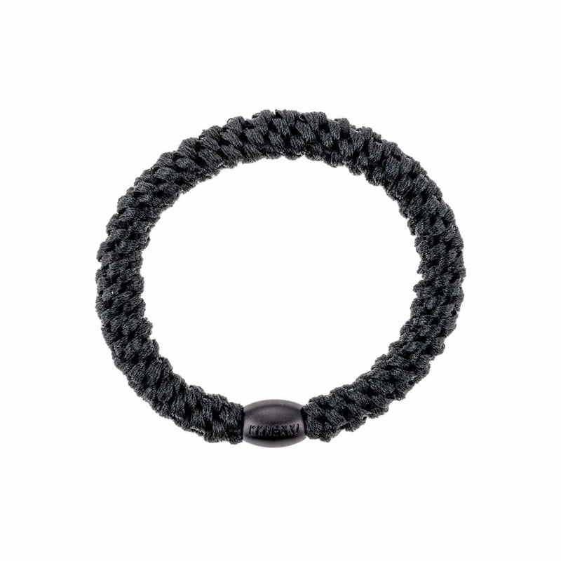Knekki SOLID Haarelastiek & Armbandje, Black