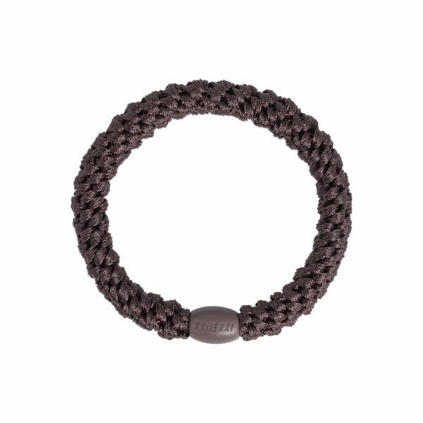Knekki SOLID Haarelastiek & Armbandje, Brown