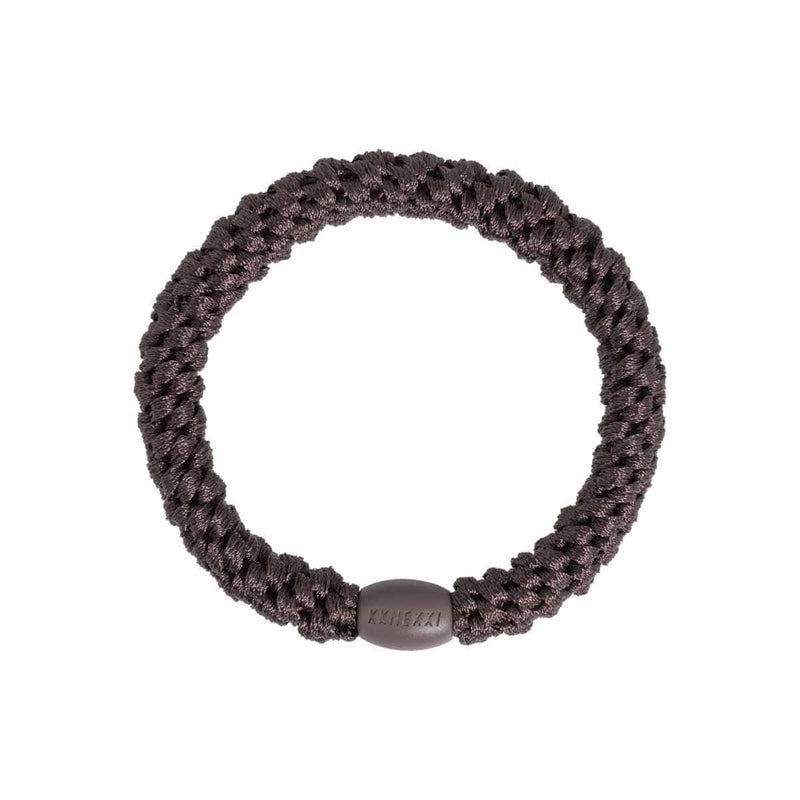 Knekki SOLID Haarelastiek & Armbandje, Brown