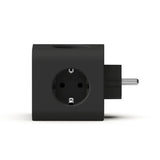 Kreafunk AMPIE Stekkerblok met 2 USB-A en 2 USB-C poorten, Black