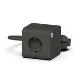 Kreafunk AMPIE Stekkerblok met 2 USB-A en 2 USB-C poorten en kabel, Black