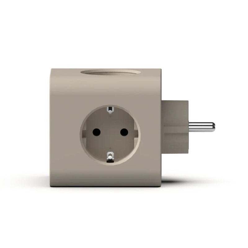 Kreafunk AMPIE Stekkerblok met 2 USB-A en 2 USB-C poorten, Ivory Sand