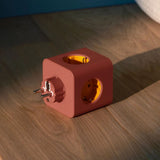 Kreafunk AMPIE Stekkerblok met 2 USB-A en 2 USB-C poorten, Terracotta