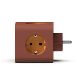 Kreafunk AMPIE Stekkerblok met 2 USB-A en 2 USB-C poorten, Terracotta