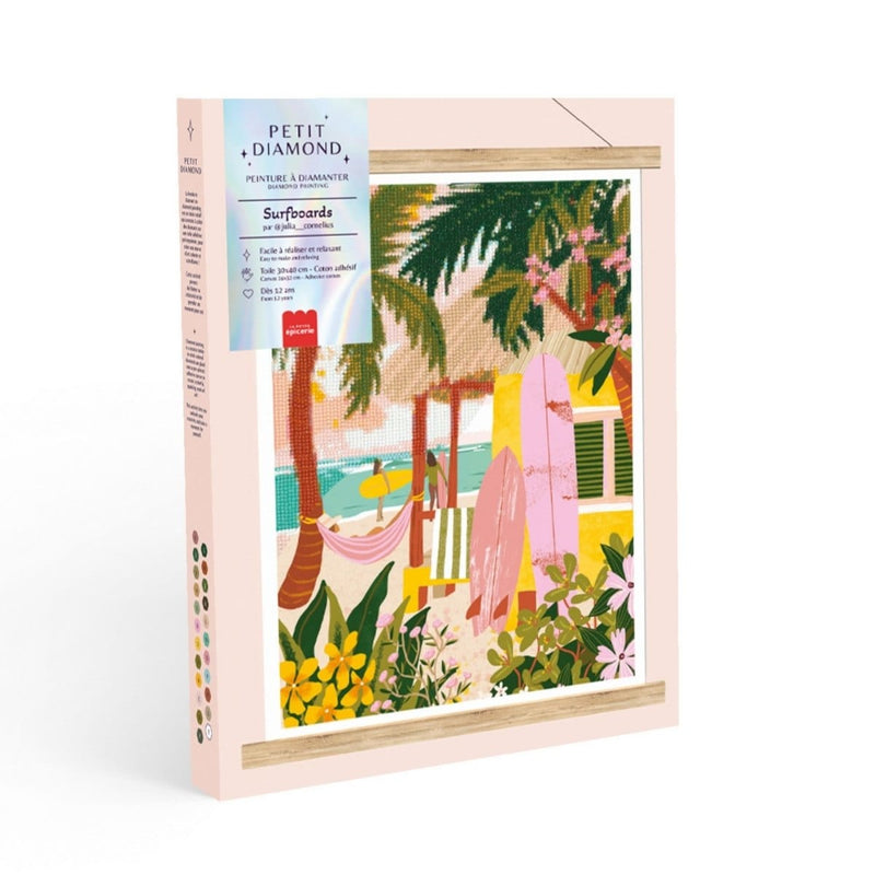 La Petite Épicerie Diamond Painting Kit, Surfboards