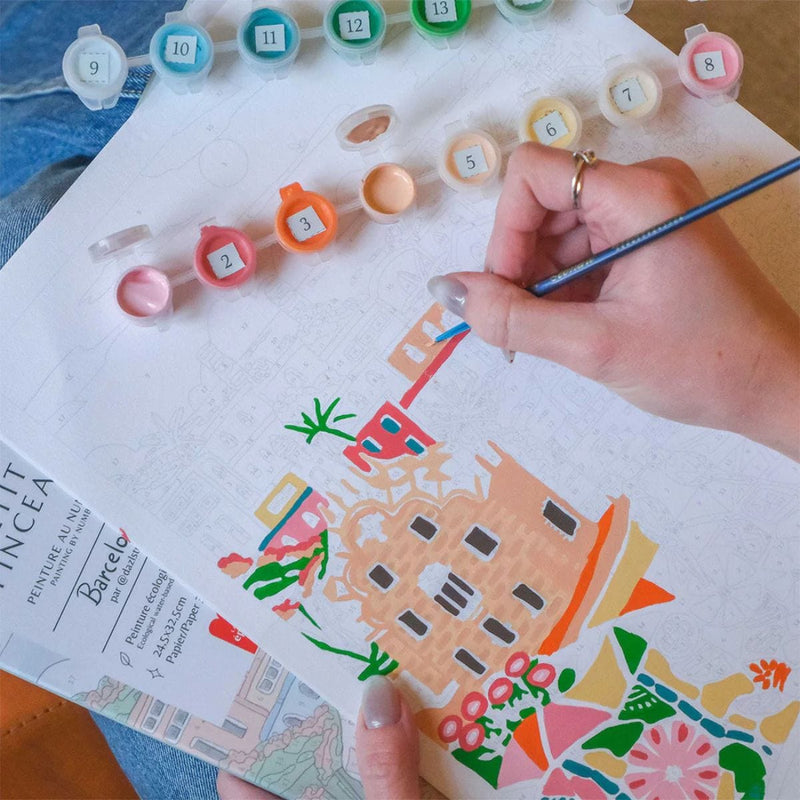 La Petite Épicerie Painting by Numbers Set, Barcelona