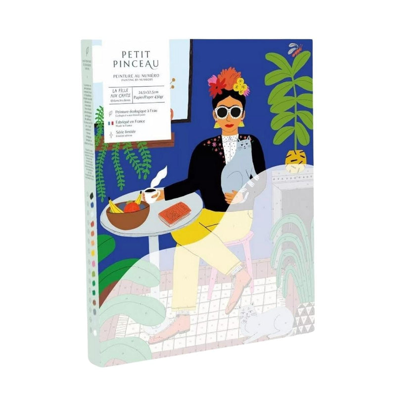 La Petite Épicerie Painting by Numbers Set, Het Kattenmeisje