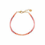 Label Kiki Armband goud, All Day Pink