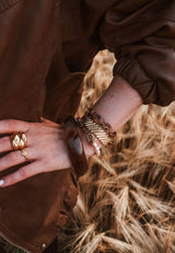 Label Kiki Armband goud, Big Terra