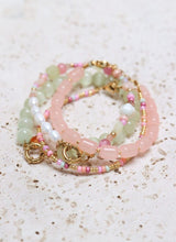 Label Kiki Armband goud, Colorful Rainbow