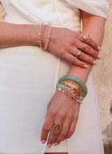 Label Kiki Armband goud, Colorful Rainbow
