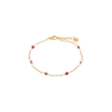 Label Kiki Armband goud, Dottie Ruby