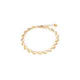 Label Kiki Armband goud, Half Heart