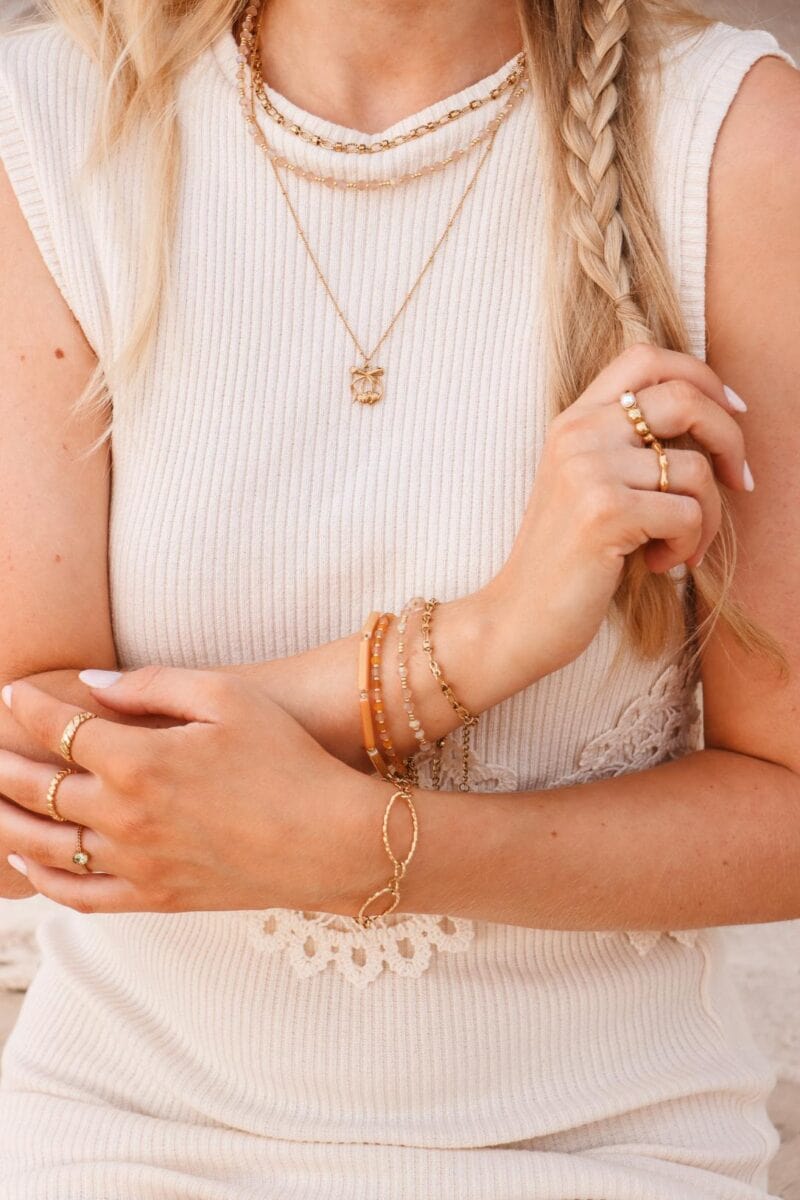 Label Kiki Armband goud, Jasmijn 2.0