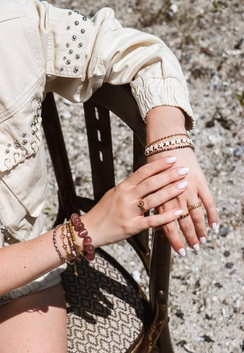 Label Kiki Armband goud, Starry