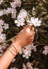 Label Kiki Armband goud, Terra Lilac