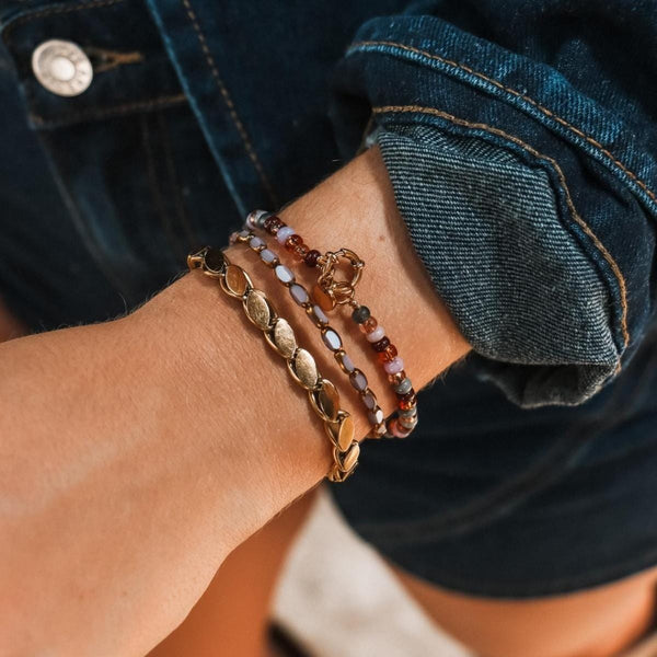 Label Kiki Armband met gekleurde kralen, Range