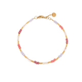 Label Kiki Armband met gekleurde pareltjes, Sweet Rainbow