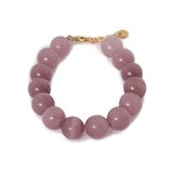 Label Kiki Armband met paarse kralen, Wanderlight