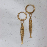 Label Kiki Catch of the day hoop gold