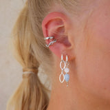 Label Kiki Delphi hoop silver