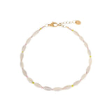 Label Kiki Enkelbandje goud, Colorful Shell