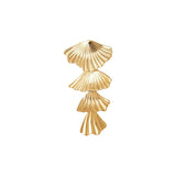 Label Kiki Golden leaf hoop gold
