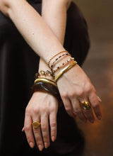 Label Kiki Gouden Armbandje, Flat Snake