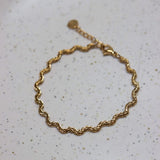 Label Kiki Gouden Armbandje, Waves
