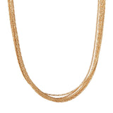 Label Kiki Gouden Ketting met golven, Sea of Gold